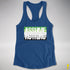 Assume Nothing Aromantic Pride Flag Racerback Tank - Royal